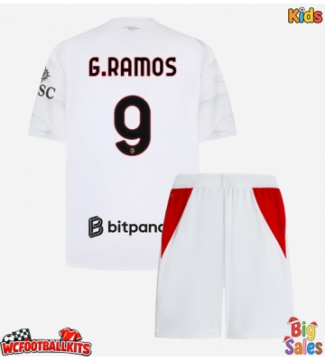 AC Milan Goncalo Ramos #9 Replica Away Stadium Kit for Kids 2026-27 Short Sleeve (+ pants)